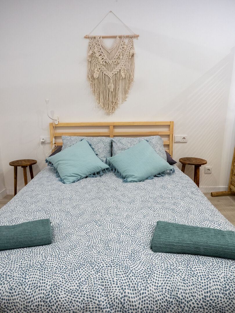 Bedroom with double bed