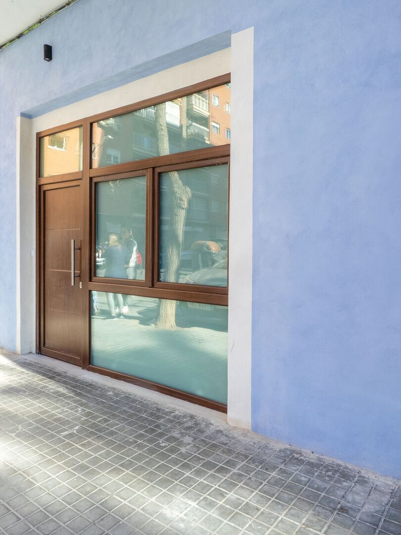 Front door of the studio