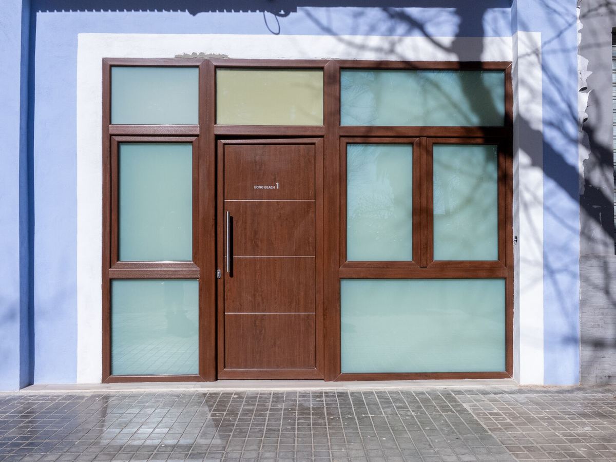 Front door of the studio